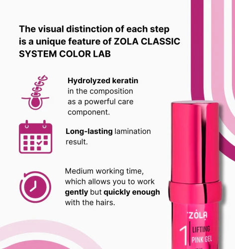 Kit Laminazione Ciglia & Sopracciglia ”Color Lab” Zola®