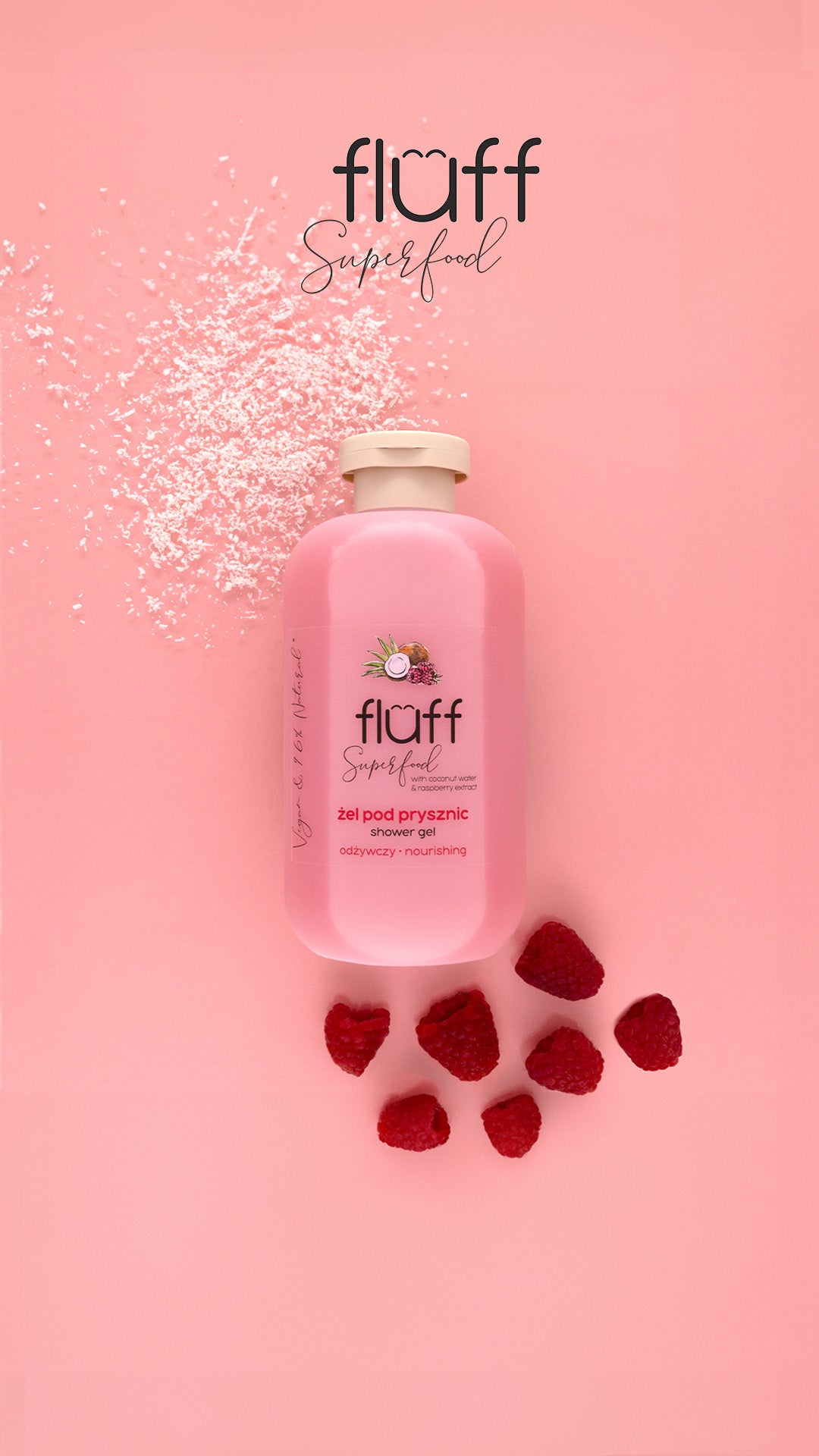 BAGNOSCHIUMA MORA E COCCO LEVIGANTE IDRATANTE FLUFF NACOMI